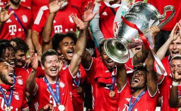 Football-Champions League: Bayern Crowned Champions For 6th Time Champions League 2020 Man of the Match Kingstey Coman