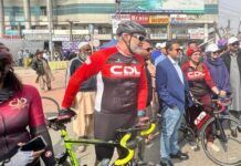 2022 Woman Day Cycling Race; Lahore: Winners-Kanza & Mehwish